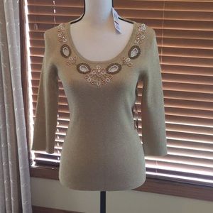 Cable & Gauge sweater top